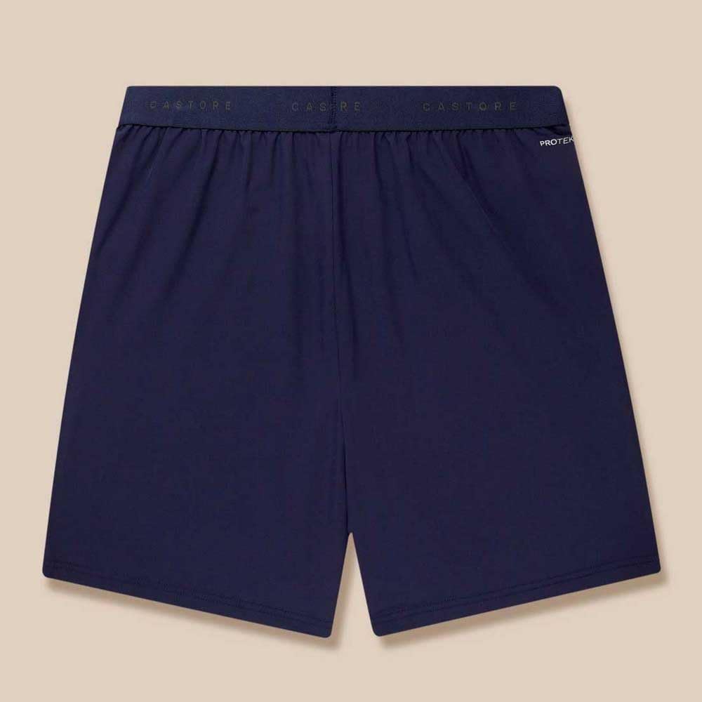 Castore Branded Elastic Shorts Poliester Męskie Niebieskie Spodenki Sportowe