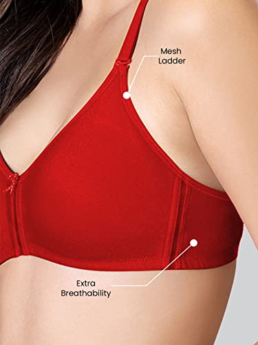 Image of Lyra Women's Cotton Non Padded Wire Free Seamless Bra
