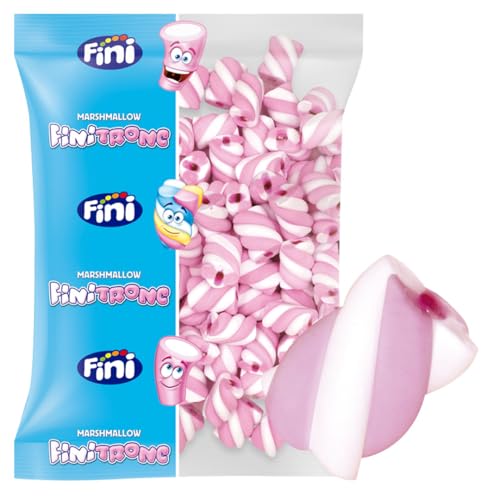 iChuches | Marshmallow Fini - Finitronc | Nubes de diferentes formas - 125 Unidades | Ideal para Celebraciones, Cumpleaños, Mesas Dulces, etc. (Nubes Rosas Magic Rellena)