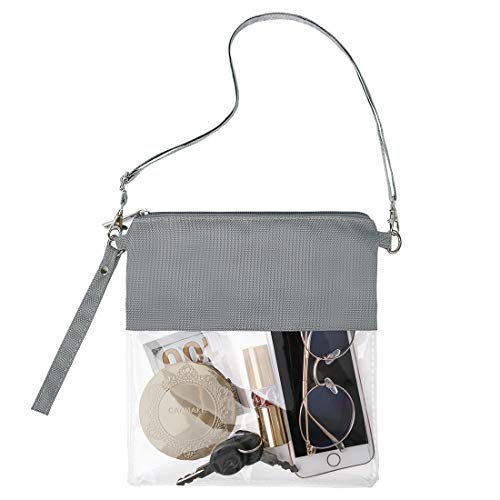 Clear Purse Stadium Bag, NFL & PGA Approved Transparent Bag Crossbody for Women,Clear