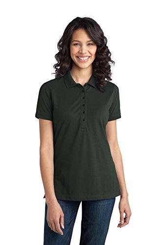 Port Authority® Ladies Stretch Pique Polo. L555 Grey Smoke XXL ⭐
