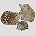 Gemini&Genius Hedgehog Animal Toys for Kids, Jungle Hedgehog Family Animal Toys, Forest Animals Figures Length Size for Kids Play, Cake Toppers, Party Favors, Flowerpot Plant Decors