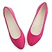 Dear Time Women Casual Flat Shoes Comfortable Slip on Pointed Toe Ballet Flats Rose US 9.5