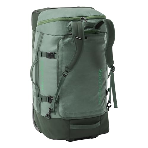 Eagle Creek Cargo Hauler XT Wheeled Duffel - Wheeled Backpack Duffel - Deployable Backpack Straps - Lockable U-Lid & Easy Access Compartment - 29" - Duck Green3