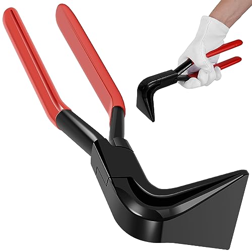 QENWKXZ Hand Seamers Sheet Metal Tools- Straight Jaw, 45°, and 90° Metal Bending Pliers for Bending and Flattening Sheet Metal(TD112)