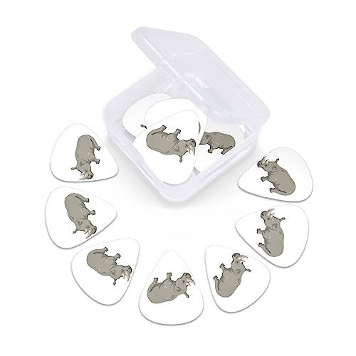 Angry Rhino Lot de 12 médiators tendance et durables pour guitare électrique et basse - Les Beatles, Paul McCartney, John Lennon, RIngo Starr, George Harrison Angry Rhino Lot de 12 médiators tendance et durables pour guitare électrique et basse – Image 7