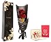 Produktbild Gold Rose Blumenstrauß, Handgefertigt Goldfolie Künstlicher Rosenstrauß - mit Geschenkbox für Frau Freundin/ Muttertag/ Geburtstag/ Hochzeitstag/ Jahrestag Künstliche Rose (rot)