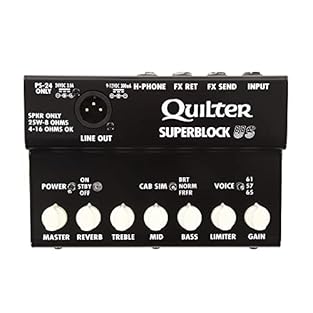 25-watt Solid State Pedalboard Amplifier Head with 3 Voicings Dry Cab-emulated Monit Outputs (XLR 1/4" Headphone) FX Loop - American Reverb 1-ch