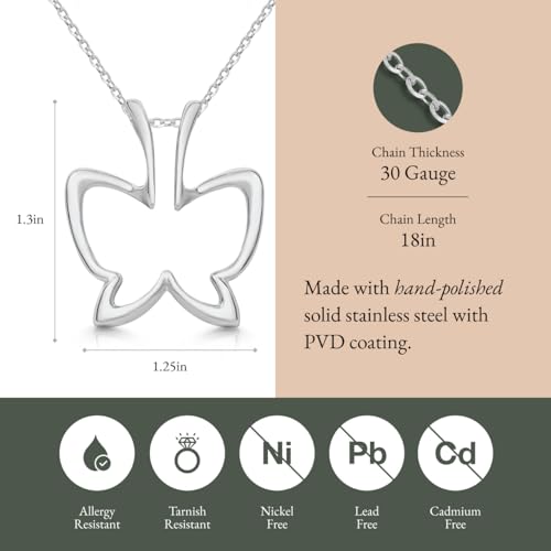 Collier pour bague de mariage en acier original et oxyde de zirconium