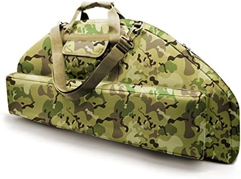 Silfrae Compound Bow Case Soft Bow Padded Case Light-Weight Bow Carry Bag with Arrow Pocket