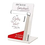 Tagesabreißkalender »Mit Gottes Wort von Tag zu Tag 2023«: mit Acrylglas-Aufsteller
