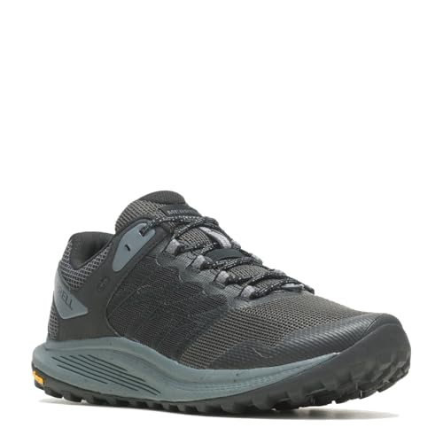 Merrell Men's Nova 3 Sneaker Soft Cushioning for Comfortable Hiking Lightweight Design for Outdoor Adventures Breathable Uppers Suitable for Trail Walking Multiple Color Options Available Durable Rubber Outsoles for Grip and Traction Size US 8 Regula