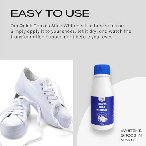 Image of Color Zebra Canvas Shoe Polish 120g (White, Single)