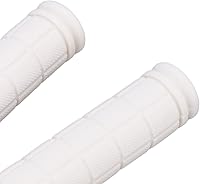 Vista 7 de Funda de goma blanca para manillar de bicicleta, 1 par de empuñaduras de bicicleta, agarre antideslizante para manillar de bicicleta, Agarres