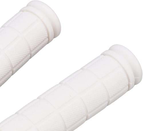 Miniatura 7 de Funda de goma blanca para manillar de bicicleta, 1 par de empuñaduras de bicicleta, agarre antideslizante para manillar de bicicleta, Agarres de