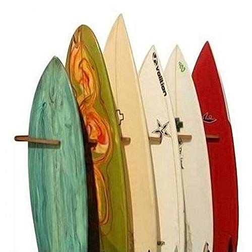 image for COR Surf Wooden Surfboard Wall Mount for Surf Boards, Snowboards, Skat