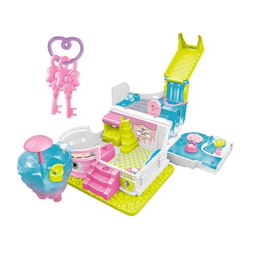 Casa de muñecas,Casa de juegos con luz y música | Villa de juegos de rol | Para, niña, escuela, aula, dormitorio, sala de juegos, cumpleaños, vacaciones, guardería, preescolar,