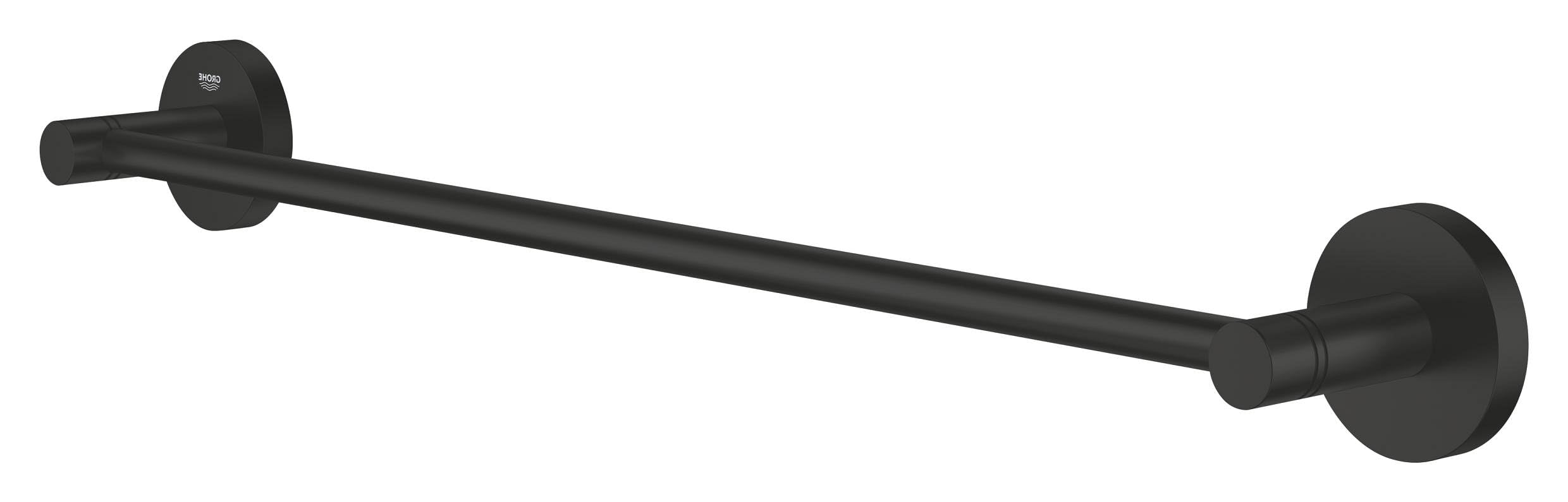 GROHE Start Quickfix, Toallero de Metal, Negro Mate 411972430