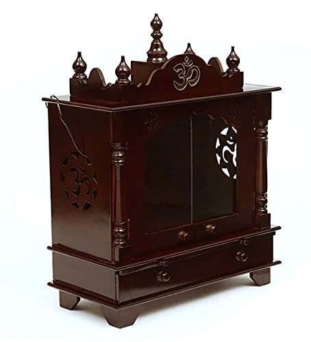 Top 10 Best Pooja Mandirs for Home in India 11 HomeCrafts Home Wooden Temple