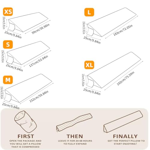 Cojín triangular para respaldo con funda lavable y bolsillo lateral para cama y sofá 4