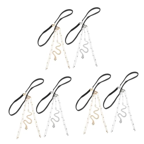 Cadenas de muslo de serpiente: joyería corporal bohemia y accesorios plata