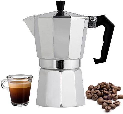 Stovetop Espresso Maker Moka Pots Machine Shot Coffee 6 Cup