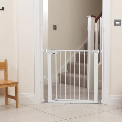 Y-förmiger Adapter Für Babygitter, Y Spindel zur Befestigung,Kindergitter and Treppengeländern,Erweiterung des Treppenschutzgitters,für Treppenschutzgitter für Babys und Haustiere (Weiß, 2 Stück)