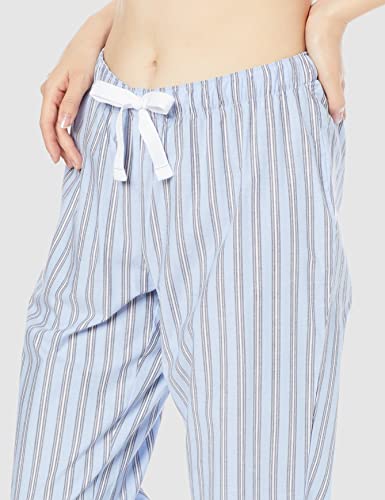 Image of Amazon Essentials Women's Cotton Pajama Pants, Breathable Poplin Sleep Pant with Drawstring Elastic Waist