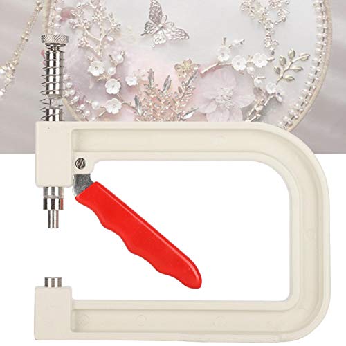 Handnietmaschine, Handpressmaschine Handpresse Perlensetzwerkzeuge, Perlensetzmaschine, Nietfixiermaschine, Kompakt für DIY-Halbkreisperlen Cover