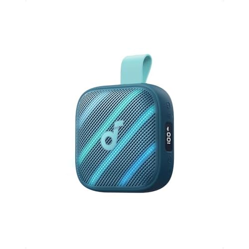 Soundcore Boom Go 3i par Anker, Enceinte Portable, Son percutant 15 W, 24 h d'autonomie, IP68, BassUp 2.0, Batterie Externe d'urgence, Bluetooth 6.0, pour la randonnée, Le vélo, Le Camping (