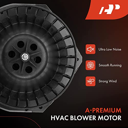 Image of A-Premium Rear HVAC Heater Blower Motor with Fan Cage | for Chevrolet Astro, Cavalier, Corsica /Beretta & GMC Safari & Pontiac Grand Am, Sunbird & Buick Skylark & Oldsmobile Achieva