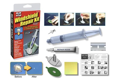 Image of Blue Star Do-It-Yourself Windshield Repair Kit .027 Fl Oz. (5)