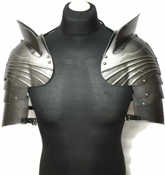 Średniowieczny pancerz LARP Fantasy Steel Shoulder SCA