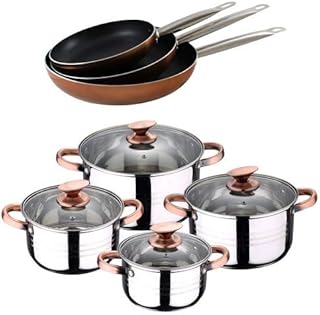 San Ignacio PK1134 Batterie de Cuisine, chromé