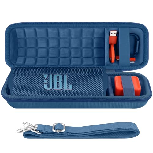 (ケースのみ)JBL Flip7/Flip6 Bluetoothスピーカー収納ケース,ブルー‐co2CREA
