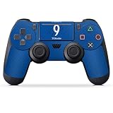 DeinDesign Skin kompatibel mit Sony Playstation 4 PS4 Slim Controller Folie Sticker Offizielles Lizenzprodukt Fußball FC Schalke 04