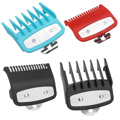 4 Peines Peine Límite para Cortapelos, Accesorios para Protectores de Cortapelos, Cortapelos de Repuesto, Peine de Posicionamiento para Cortapelos, para Adultos, Niños