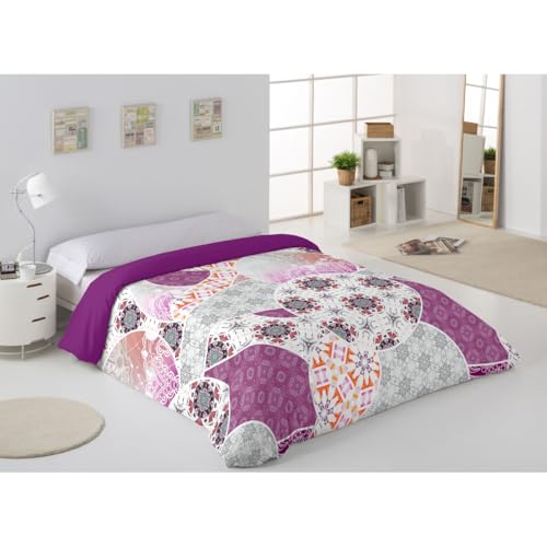 Housse de couette Bern multicolore à impression numérique géométrique et éclatante