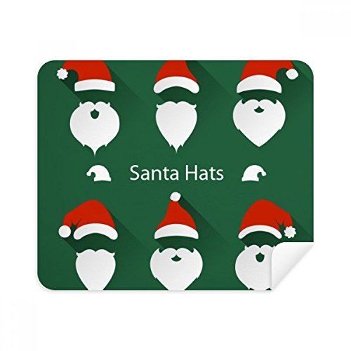 Chiffon de nettoyage Joyeux Noël en suède pour écran de téléphone et lunettes 2Pcs
