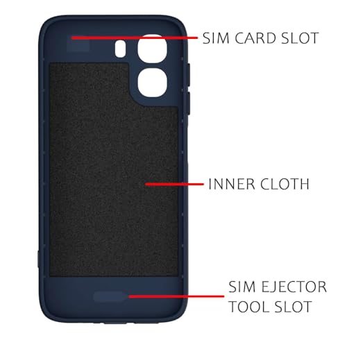 Image of Shockproof Case Compatible with Oppo A6x 5G / A6x 4G / K14x 5G | Full Camera Protection | TPU Flexible Back Cover for Oppo A6x 5G / A6x 4G / K14x 5G (Steel Blue)