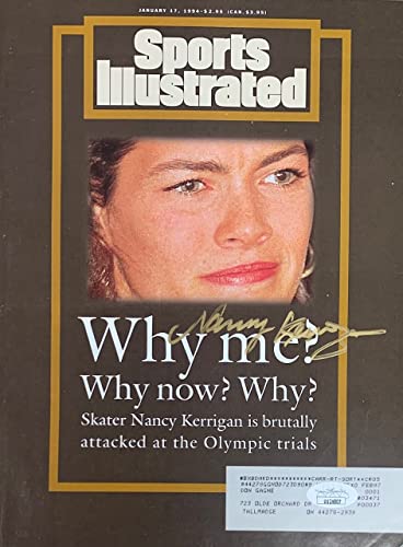 Nancy Kerrigan Autographed Sports Illustrated Signed Figure Skating Magazine Tonya Harding Incident Jsa Coa #TOP26