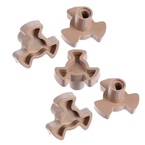 Toyvian Ejes Giratorios para Microondas 5 Piezas Acoplador de Plato Giratorio de Plástico Repuesto Compatible Modelos Eg720ef1-sr/mm721aa para Cocina Hogar