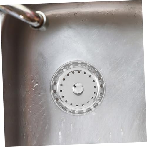 Set tapón colador para fregadero de acero inoxidable miniatura 4