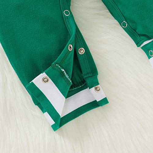 NCONCO Baby Kerst Romper Baby Merry Christmas Cartoon Bear Lange Mouw Jumpsuit met Hoed - Afbeelding 7