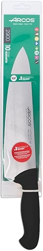 Miniatura 6 de Arcos Cuchillo de chef de acero inoxidable nitrum de 10 pulgadas y hoja de 9.843 in. Cuchillo de cocina profesional multiusos. Mango ergonómico de