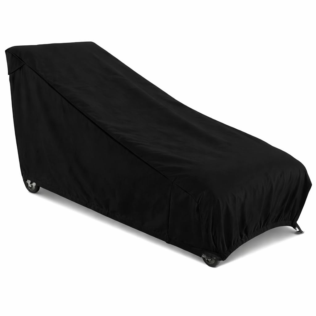 HBCOLLECTION Housse 4 Saisons pour Chaise Longue Bain de Soleil transat 220cm épaisse imperméable