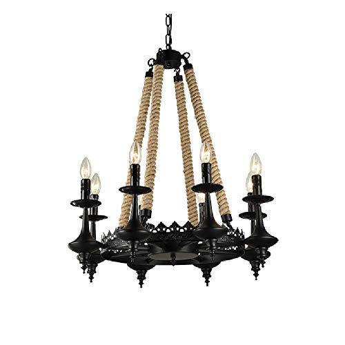 Suspension restaurant style industriel et lampe rétro loft 93x60cm