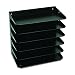MMF Industries 6-Tier Legal-Size Horizontal Steel Desk Organizer, Black (2646HLBK)