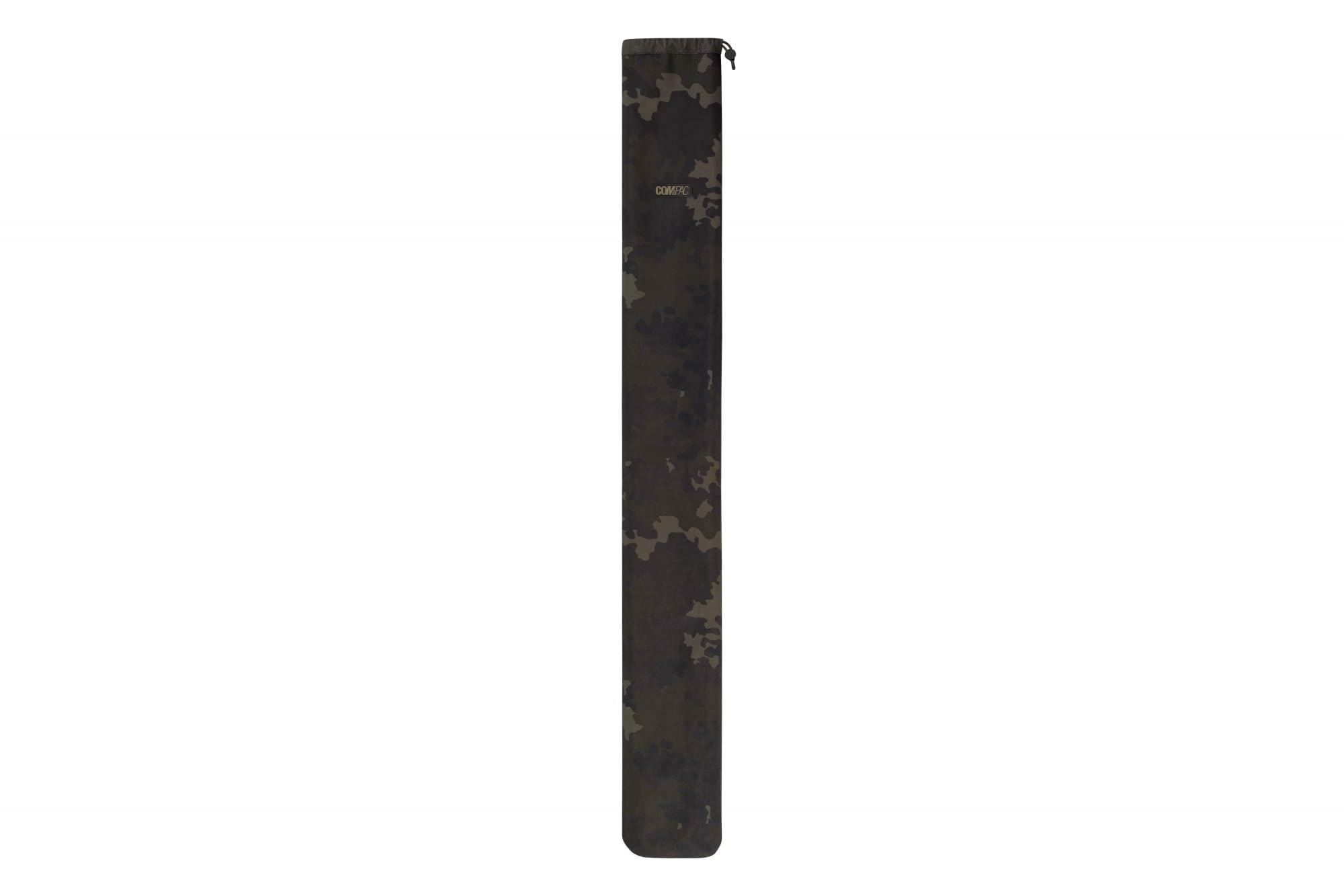 Korda Compac Stink Sleeve Dark Kamo | Carp Fishing Net Bag | Stores Wet Nets and Retainer Slings in Transport | Fits 42" and 46" Nets | Drawcord Closure | 122cm x 15cm | Code KLUG154