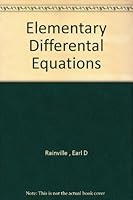 Elementary Differental Equations B000H4MJ8A Book Cover